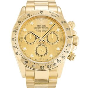 Rolex Daytona Full Gold Diamond Dial Replica